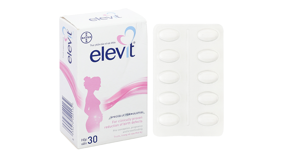 Thực Phẩm Bảo Vệ Sức Khỏe Elevit hộp 30 viên