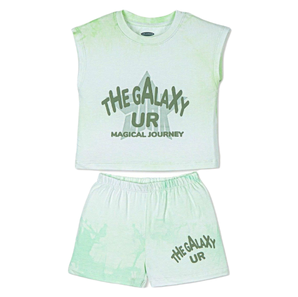 Bộ sát nách bé trai Ualarogo UR3872 màu xanh