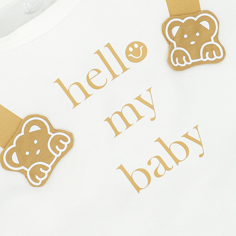 Bộ tay ngắn bé trai Pony Kids in My Baby màu nâu 6