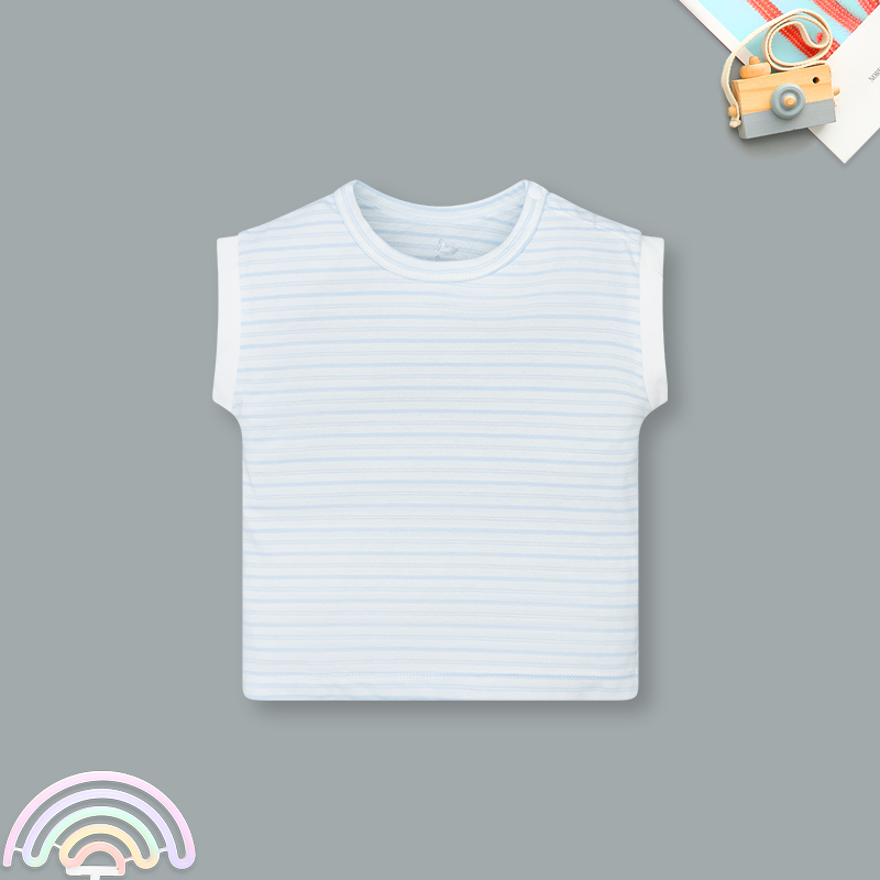 Bodysuit bé trai Pony Kids kèm áo in Fish màu xanh 10
