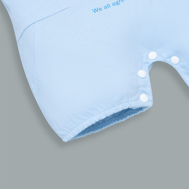 Bodysuit bé trai Pony Kids kèm áo in Fish màu xanh 7