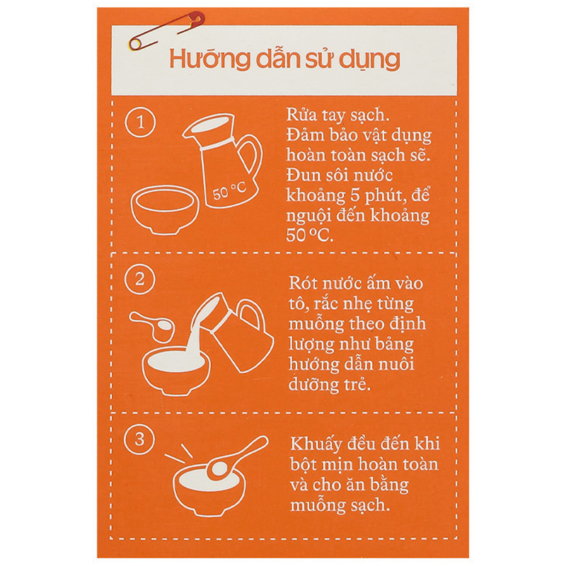 Bột ăn dặm Vinamilk RiDielac Gold yến mạch, gà và đậu Hà Lan hộp 200g (7 - 24 tháng) 15