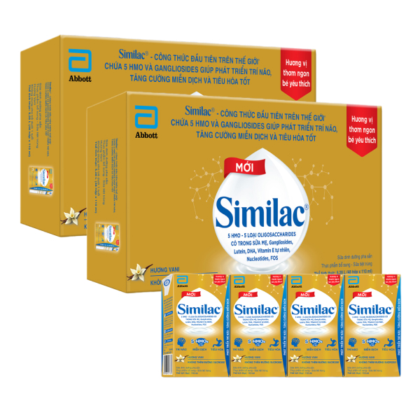 Combo 2 thùng 48 hộp sữa pha sẵn Similac