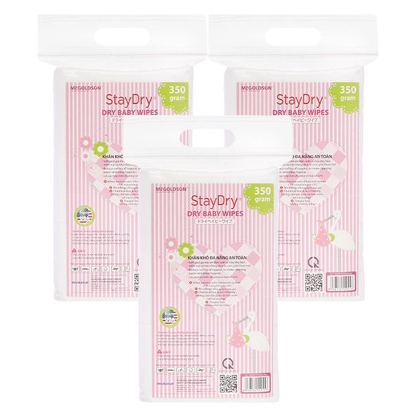 Combo 3 túi khăn khô đa năng StayDry không mùi