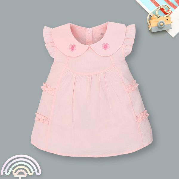 Đầm Pony Kids cotton hồng