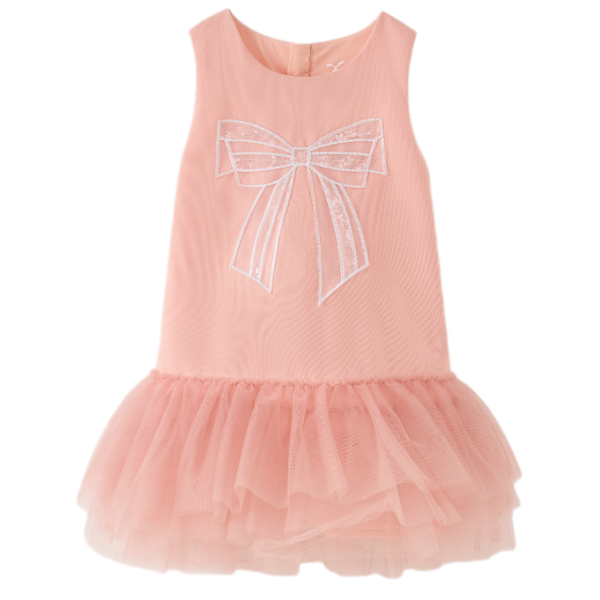 Đầm Rabity cotton hồng cam