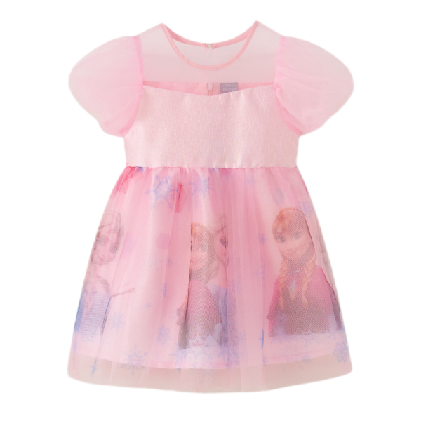 Đầm bé gái Rabity 553.008 màu hồng