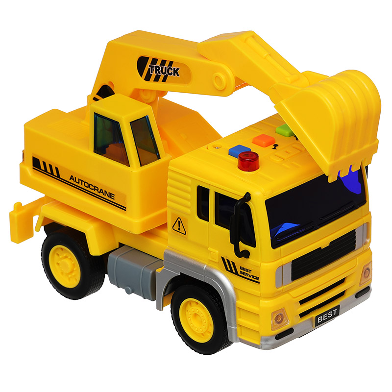 Đồ chơi mô hình xe xúc công trình chạy trớn có đèn và âm thanh Vecto VT511C 5