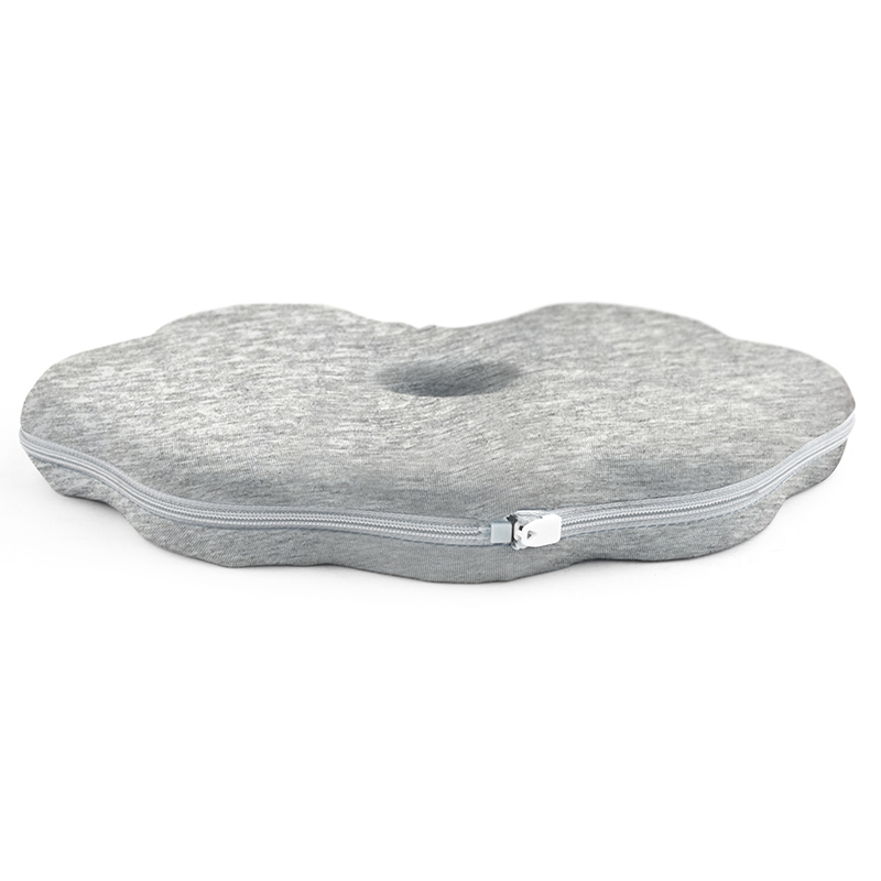 Gối chống méo đầu BABYWORKS 29.5x20.5x3.5 cm - Hình đám mây màu xám (từ 0 tháng) 5