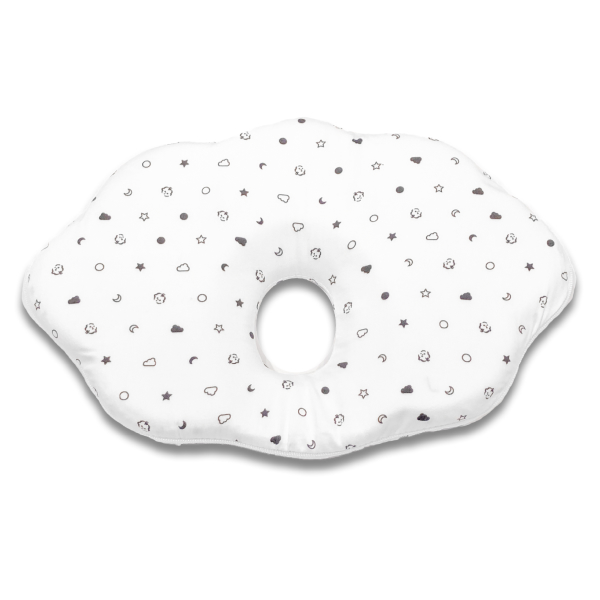 Gối chống méo đầu BABYWORKS 29.5x20.5x3.5 cm - Hình ngôi sao (từ 0 tháng)