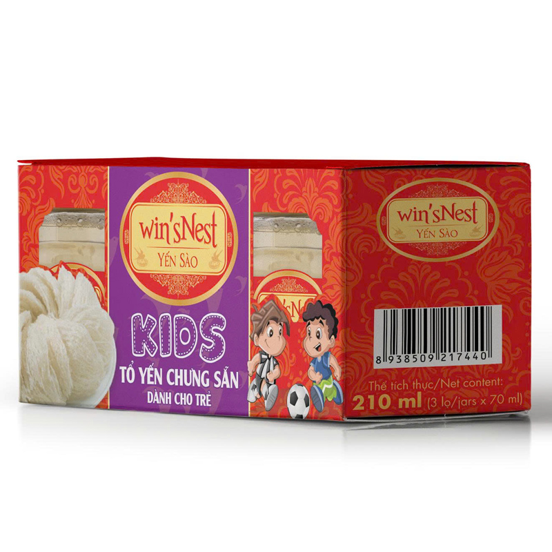 Combo 2 hũ nước yến sào Win'sNest Kids 70 ml (từ 1 tuổi) 26