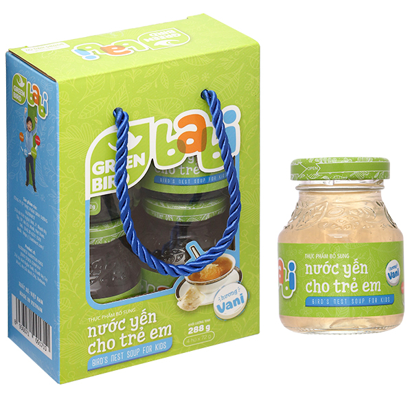 Yến Green Babi Nutrinest hương Vani