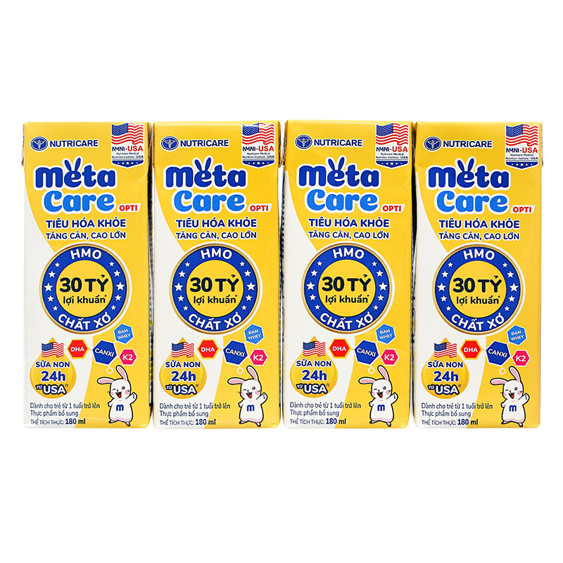 Thùng 48 hộp sữa pha sẵn MetaCare Opti 180 ml (từ 1 tuổi) 17