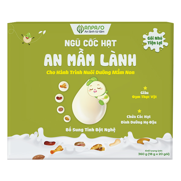 Ngũ cốc hạt Anpaso bổ sung dưỡng chất cho phụ nữ sau sinh