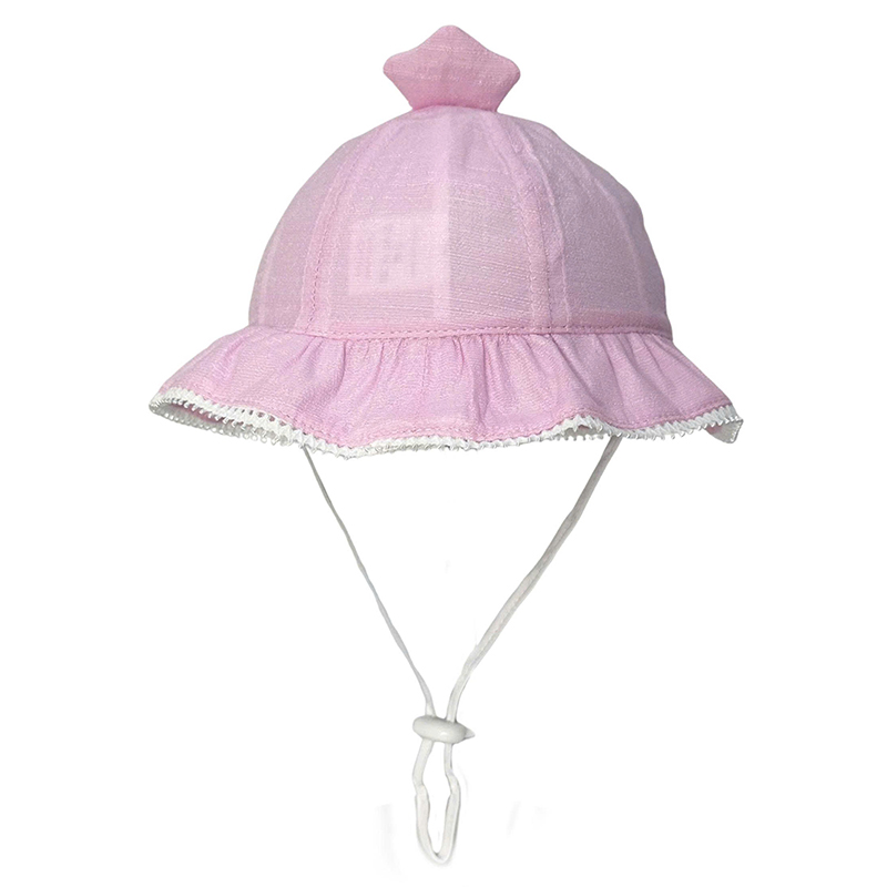 Nón vành cho bé gái Duy Ngọc 4992 cầu vòng màu cam 8