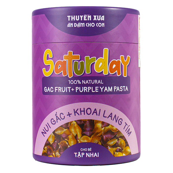 Nui ăn dặm gấc, khoai lang tím Thuyền Xưa 180g (từ 1 tuổi)