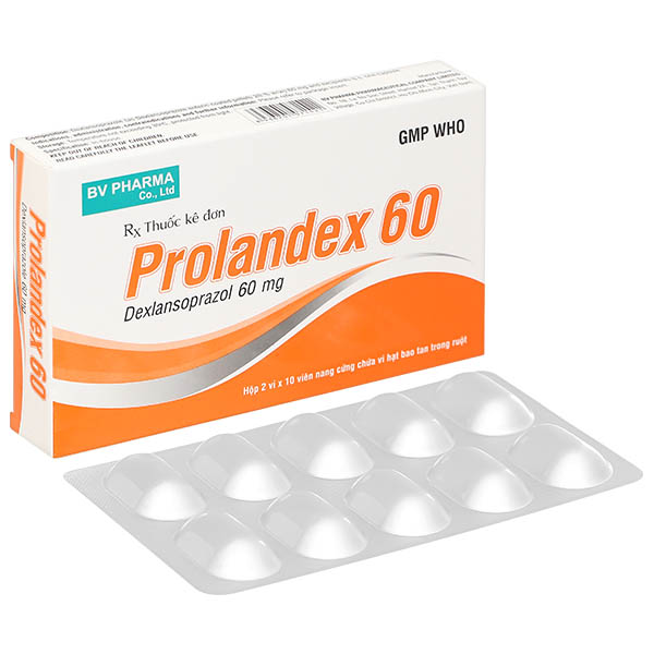 Prolandex 60 điều trị viêm thực quản, trào ngược dạ dày - thực quản