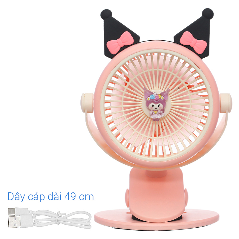 Quạt kẹp và để bàn mini xoay 720 độ 3L 3L562A-H 10