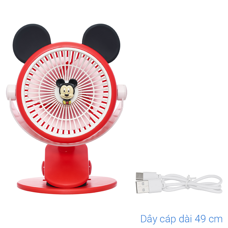 Quạt kẹp và để bàn mini xoay 720 độ 3L 3L562H-Đ 10
