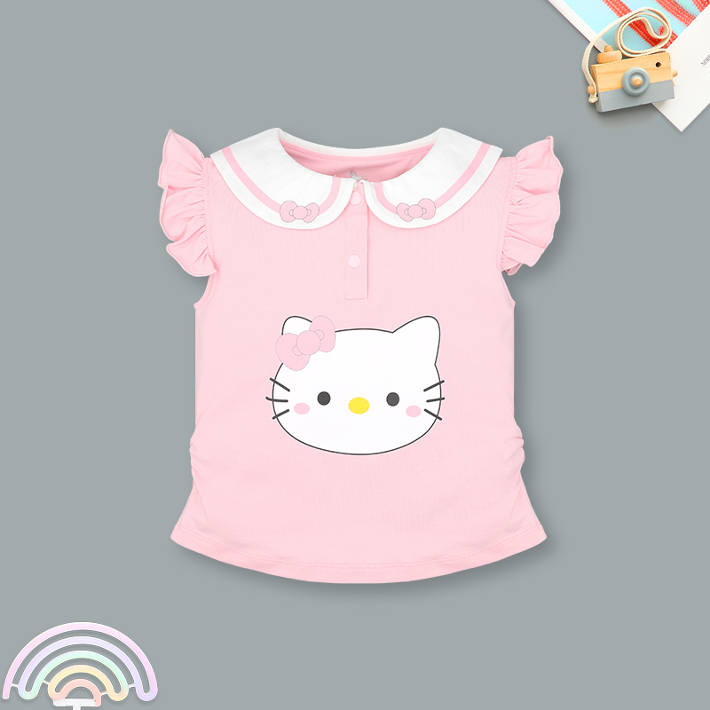Set váy bé gái Pony Kids chân váy bí hồng 2