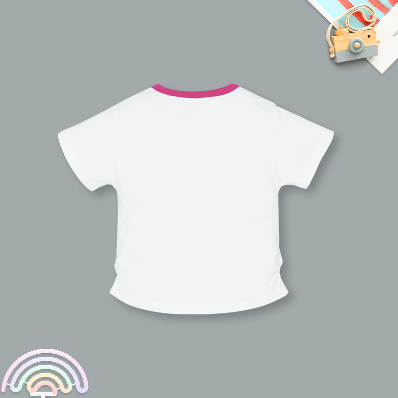 Set váy bé gái Pony Kids in mèo màu trắng 3