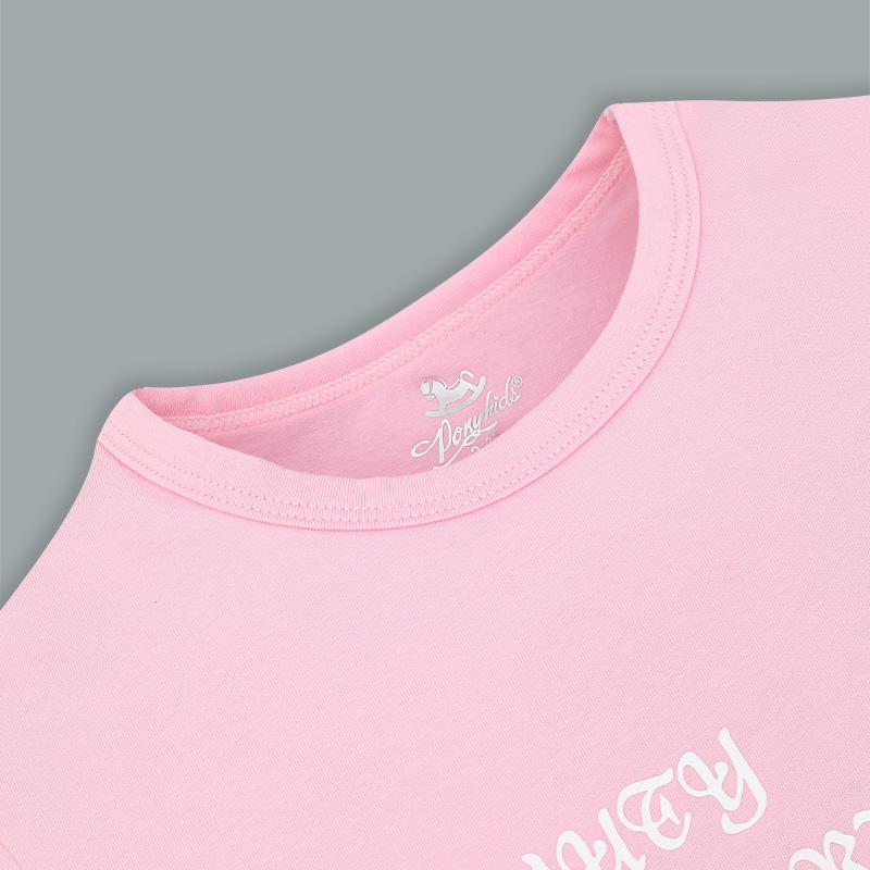 Set váy bé gái Pony Kids xẻ ren màu vàng 17