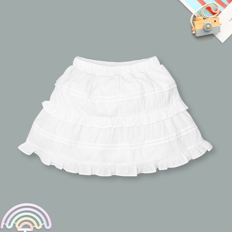 Set váy bé gái Pony Kids xẻ ren màu vàng 9