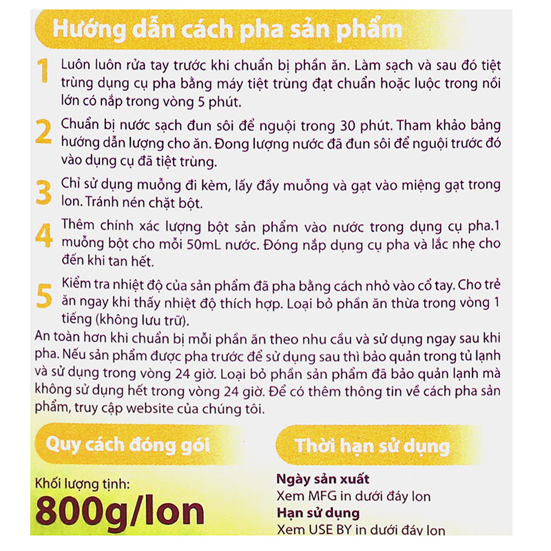Sữa bột a2 Gentle Gold Premium Infant Formula số 1 lon 800g (0 - 6 tháng) 11