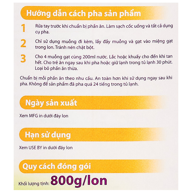 Sữa bột a2 Gentle Gold Premium Junior Milk Drink số 4 lon 800g (từ 3 tuổi) 11
