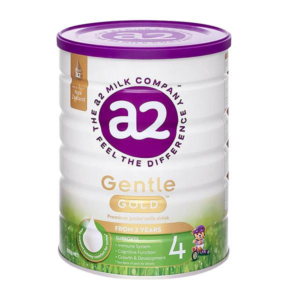 Sữa bột a2 Gentle Gold Premium Junior Milk Drink số 4 lon 800g (từ 3 tuổi) - AVAKids.com