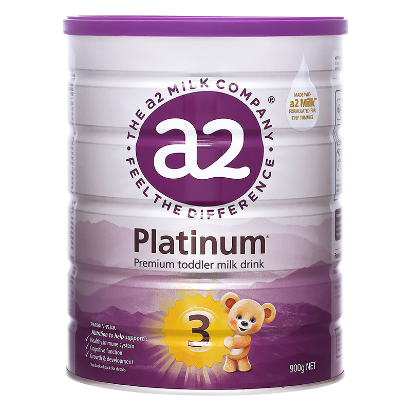 Sữa bột a2 Platinum Premium Toddler Milk Drink số 3 lon 900g (từ 1 tuổi) 2