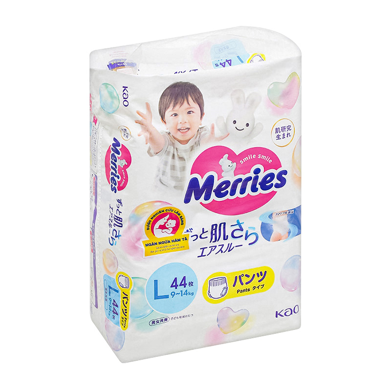 Tã quần Merries size L 44 miếng (9 - 14 kg) - Giao bao bì ngẫu nhiên 7