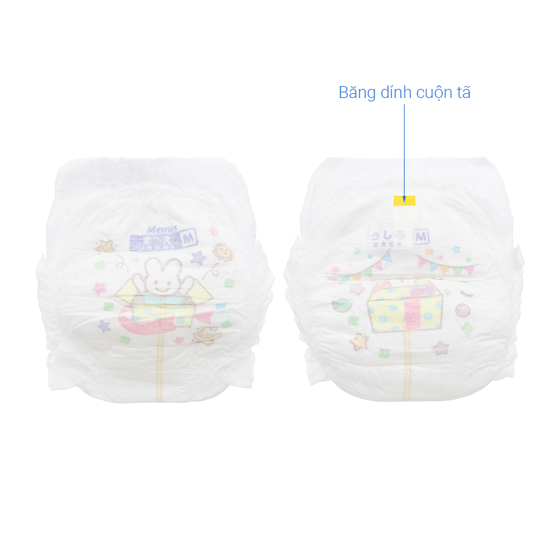 Tã quần Merries size M 52 miếng (6 - 11 kg) - Giao bao bì ngẫu nhiên 10