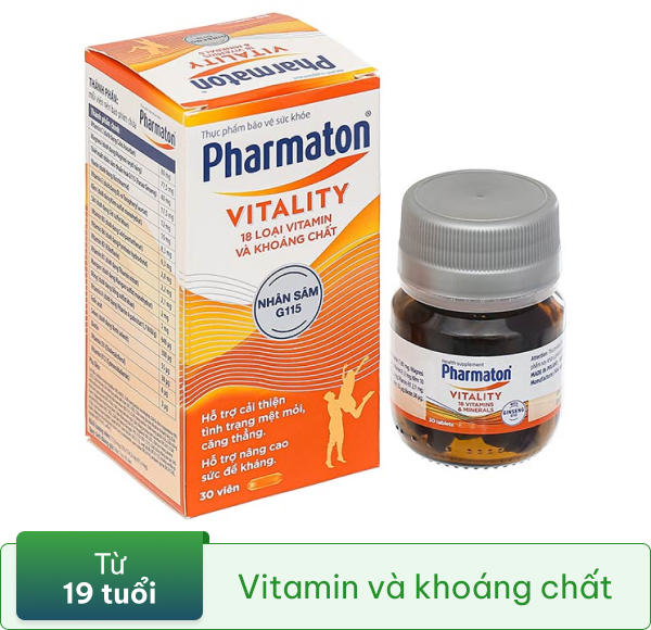 Pharmaton Vitality hỗ trợ cải thiện tình trạng mệt mỏi, căng thẳng