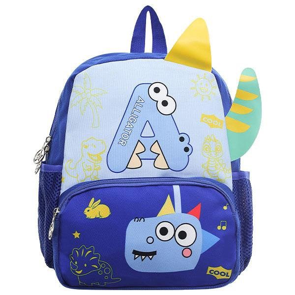 Balo cho bé mẫu giáo 3L khủng long 5518XD xanh dương