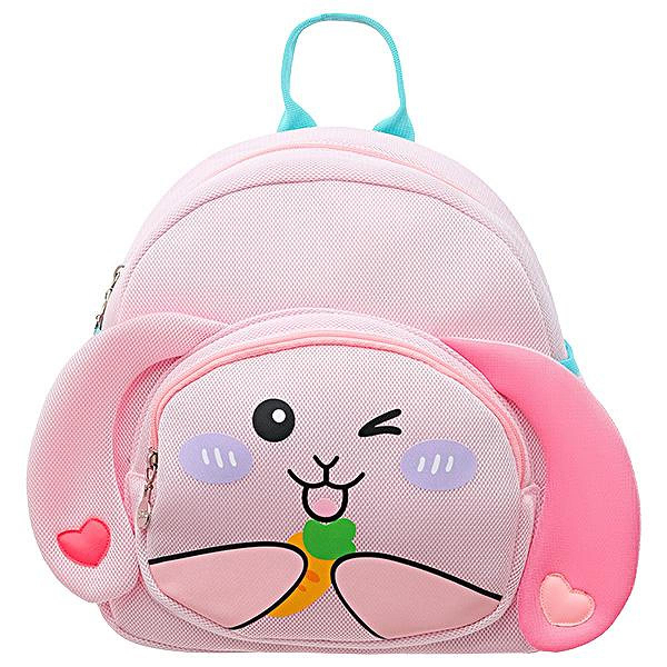 Balo cho bé mẫu giáo Tbwin PANNA8 thỏ tai dài E2534 hồng