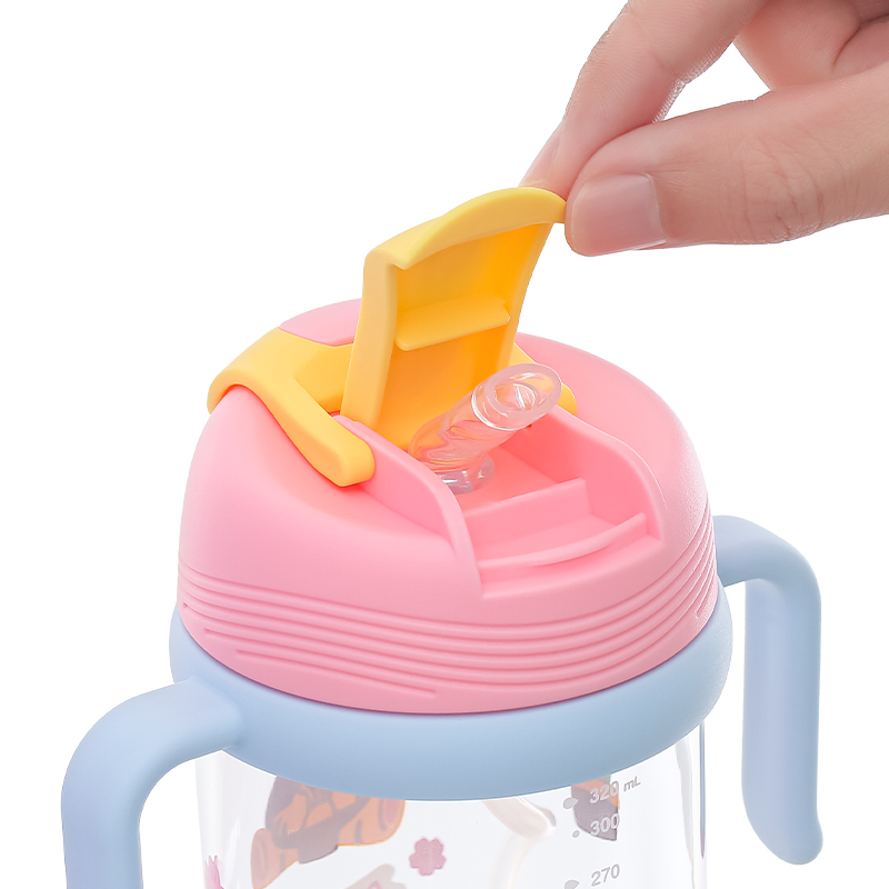 Bình tập uống Lock&Lock ABF852PIK 420 ml - Màu hồng (từ 6 tháng) 5