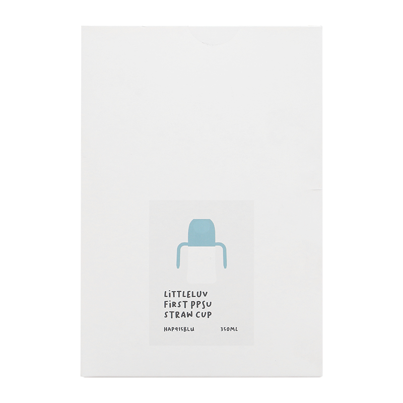 Bình tập uống PPSU Lock&Lock Little Luv Straw Cup HAP915BLU 350ml - Màu xanh dương (từ 6 tháng) 3