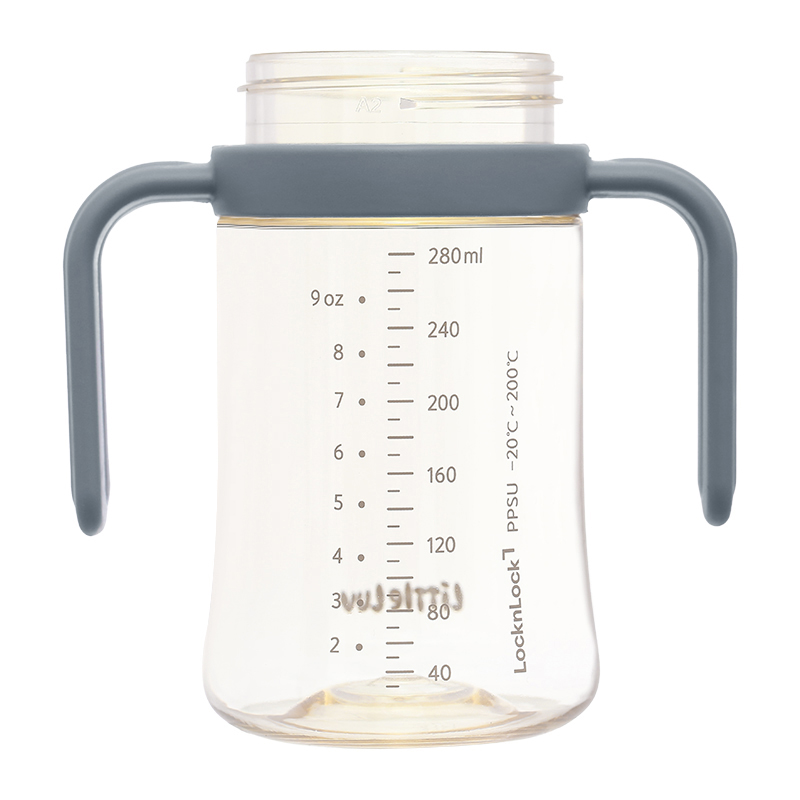 Bình tập uống PPSU Lock&Lock Little Luv Straw Cup HAP915BLU 350ml - Màu xanh dương (từ 6 tháng) 5