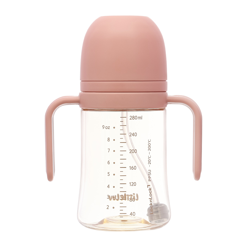 Bình tập uống PPSU Lock&Lock Little Luv Straw Cup HAP915BLU 350ml - Màu xanh dương (từ 6 tháng) 14