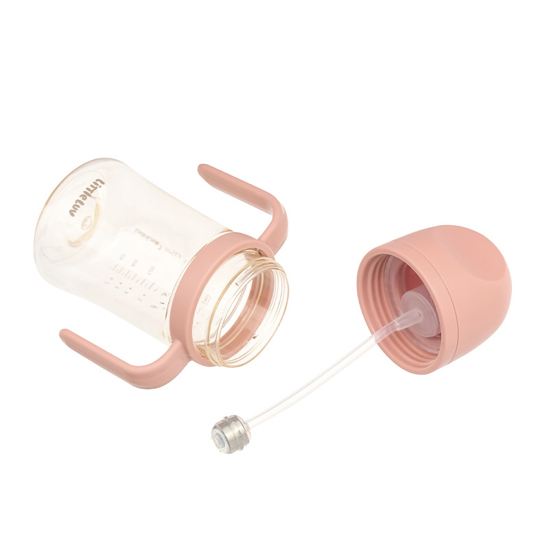 Bình tập uống PPSU Lock&Lock Little Luv Straw Cup HAP915BLU 350ml - Màu xanh dương (từ 6 tháng) 17