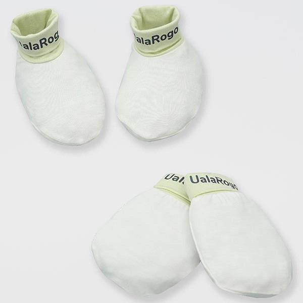 Bộ bao tay, bao chân Ualarogo UR029 màu xanh (0 - 3 tháng) - AVAKids.com