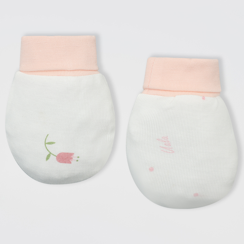 Bộ bao tay, bao chân Lyly Ualarogo UR902 màu hồng (0 - 3 tháng) 3