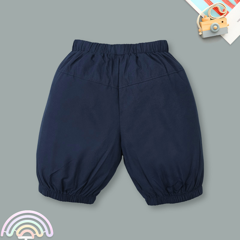Bộ sát nách bé trai Ponykids quần bom màu trắng - xanh 12