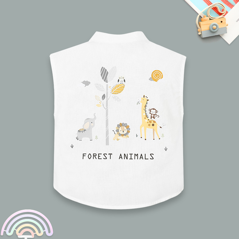 Bộ sát nách bé trai Ponykids quần bom màu trắng - xanh 3