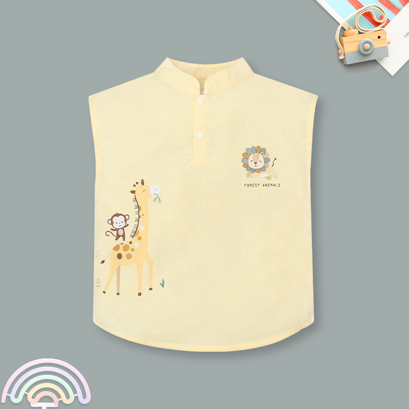 Bộ sát nách bé trai Ponykids quần bom màu trắng - xanh 19