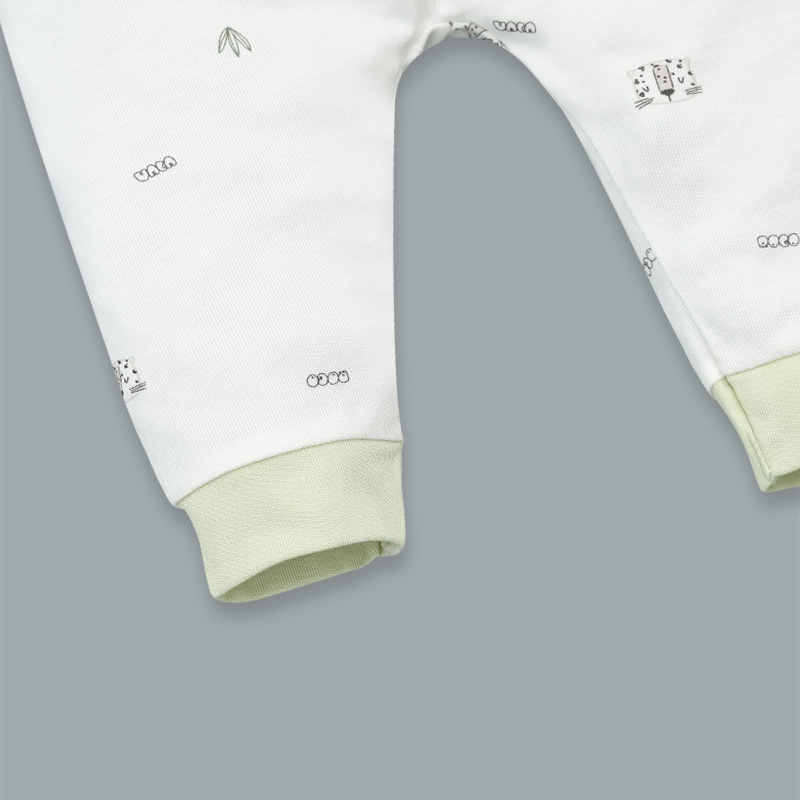 Bộ tay dài cài chéo Ualarogo UR028 hình kẻ ngang 25