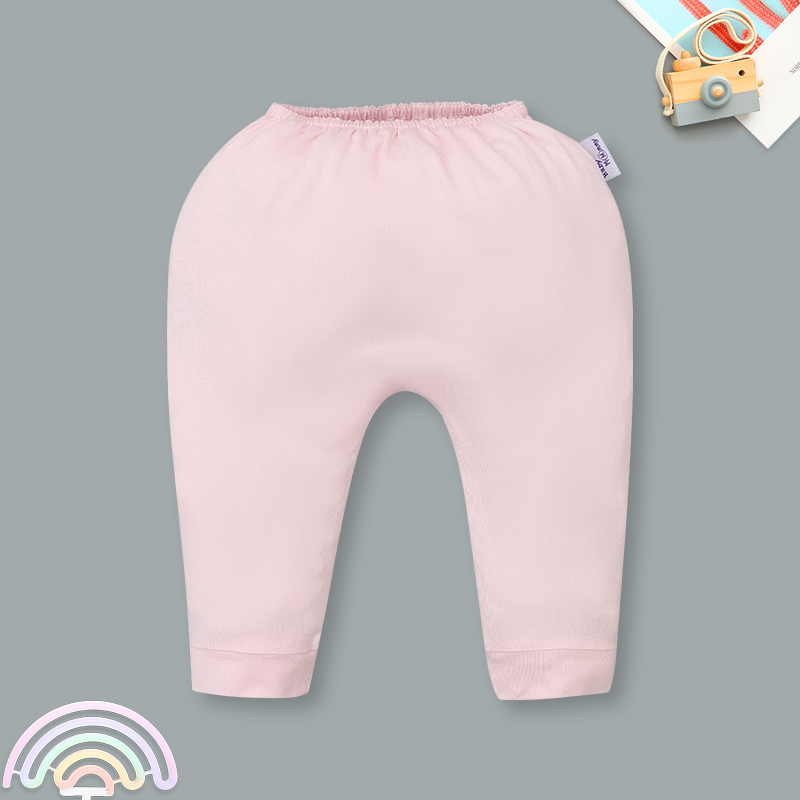 Bộ tay dài cài lệch phối BabyMommy 411025 màu hồng 8