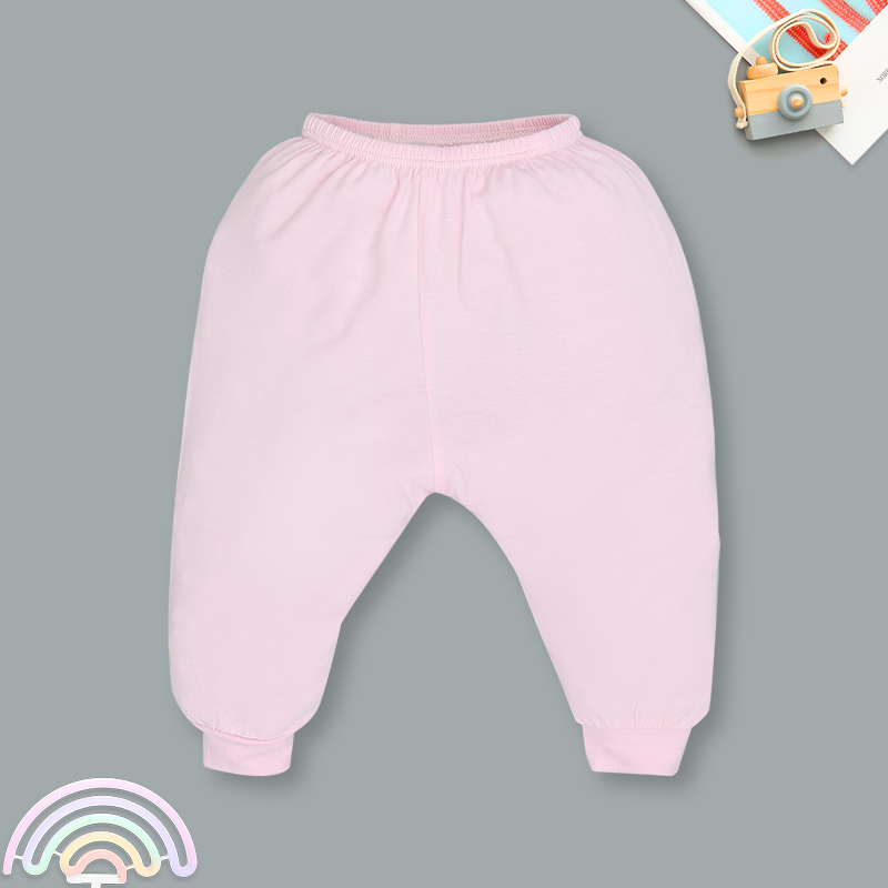 Bộ tay dài cúc bấm chéo in kỳ lân hồng IQ Baby màu trắng - hồng 10