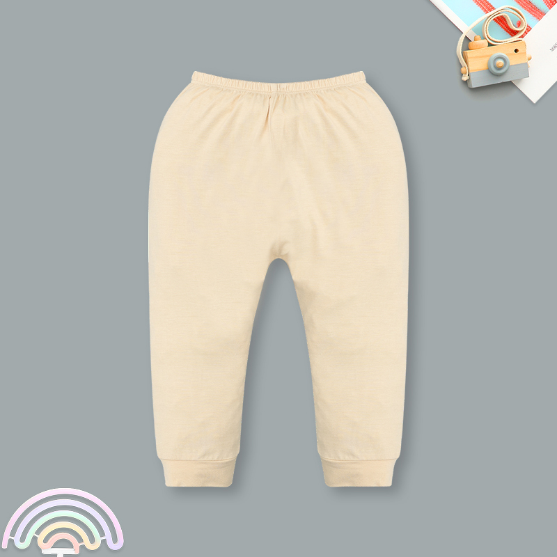 Bộ tay dài raplan cài vai BabyMommy 421025 màu be 8